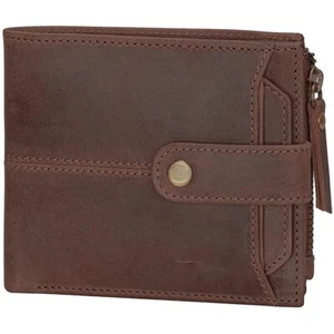 RSINC Dunkelbraun Leder Portemonnaie für Herren Rfid Herren Portemonnaie - Bild 1 von 6
