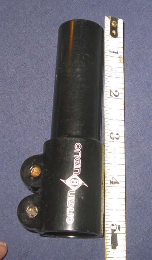 Elevador de vástago elevador Origin8 X-Tra 55 mm elevación negro mm acabado anodizado pulido Foto 1 de 1