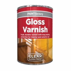 Klarglanzlack Farbe Innen Außen Oberfläche Holz Metall 300ML Dose - Bild 1 von 3