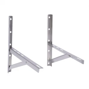 2x Wandhalterung Edelstahl für Outdoor Mini Split Klimaanlage - Bild 1 von 9