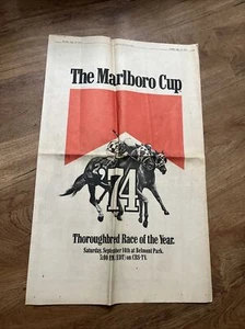The Marlboro Cup September 1974 Büffelabend Zeitungsartikel - Bild 1 von 9