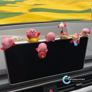 New Cartoon Kirby Star Automotive Accessories Car Decoration Toy Doll Collection - Picture 1 of 12
