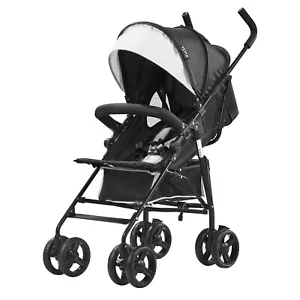 VEVOR Lightweight stroller Compact Travel Stroller for Child/Toddler Black White - Picture 1 of 12