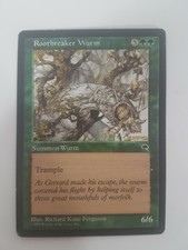 Rootbreaker Wurm Magic the Gathering MTG Tempest Green Common