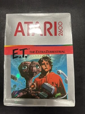 VINTAGE Atari 2600 E.T. The Extra Terrestrial Video Game SEALED *NEW OLD STOCK - Image 1 of 4
