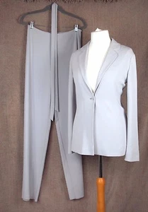 Brandneu mit Etikett iBLUES HELLBLAU 2 STCK. ANZUG, HOSE & JACKE - GRÖßE UK 14 - Bild 1 von 11
