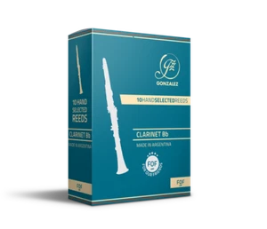 Gonzalez **FOF** Bb Clarinet Reeds--Box of 10--Hardness # 4.5 - Picture 1 of 6