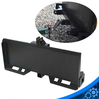 3 Point Attachment Adapter Adjustable Width Lift For Skid Steer Trailer Hitch - Image 1 of 4