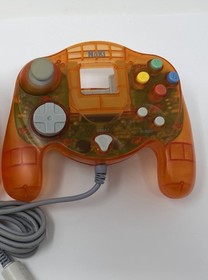 Naki Sega Dreamcast Controller Orange Clean Tested!