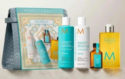 Moroccanoil Moisture Repair Shampoo and Conditioner 4-Piece Holiday Gift Set Bag - Image 1 of 4