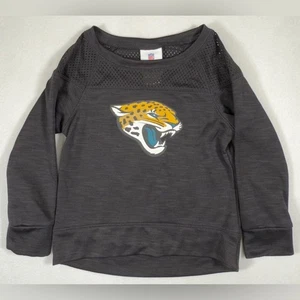 NFL Team Apparel Girls’ Jacksonville Jaguars Football Mesh Long Sleeve Shirt XS - Picture 1 of 8