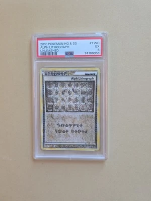 PSA 5 2010 Pokemon Alph Lithograph #TWO HGSS Unleashed TWO  - Image 1 of 2