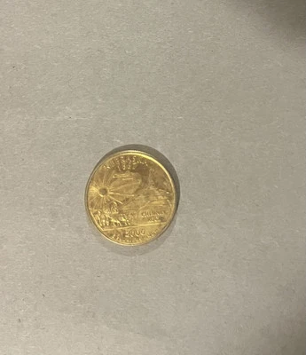 US Liberty Washington Mt Rushmore Gold Hologram Quarter Collection Coin LOT:17 - Image 1 of 2