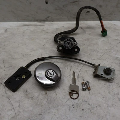 1999-2010 Suzuki GZ250 Lock Set W/ Ignition Key Seat Lock Gas Cap - Image 1 of 4