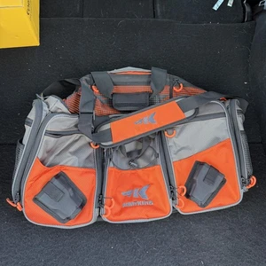 Bolsa de aparejos de pesca KastKing gris naranja base moldeada correa para el hombro bolsillos equipo - Imagen 1 de 2