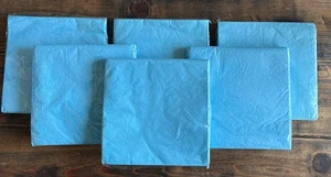 6 Packs Way To Celebrate! Napkins Powder Blue 2 Ply 24 Pcs 12.75 In X 12.75 In - Picture 1 of 2