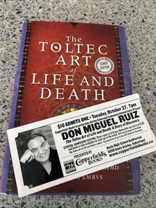 SIGNED The Toltec Art of Life and Death : A Story of Discovery by Miguel Ruiz - Picture 1 of 7