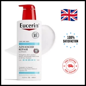 Eucerin Advanced Repair Lotion für trockene Haut Flasche 500ml - ohne Duft - Bild 1 von 6