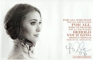 LAUREN DAIGLE SIGNED AUTOGRAPH 11X17 MINI POSTER - HOW CAN IT BE BEAUTY, RARE - Picture 1 of 1