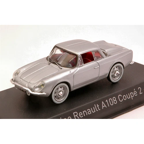 ALPINE RENAULT A108 COUPE' 2+2 1961 SILVER 1:43 Norev Auto Stradali Modellino Nu - Immagine 1 di 1
