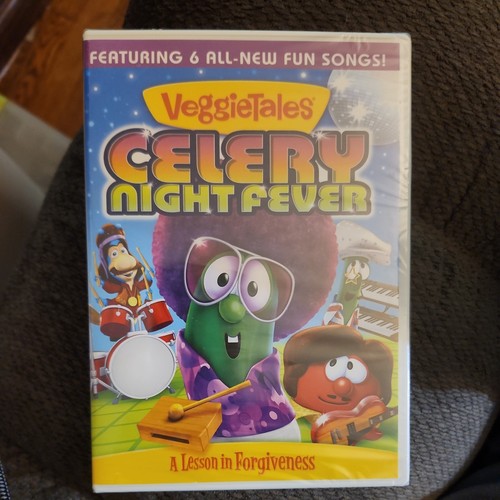 VEGGIETALES CELERY NIGHT FEVER A LESSON IN DVD NEW SEALED