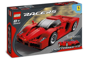 LEGO 8652 Racers Enzo Ferrari F1 Formula 2005 Supercar 1:17 Scale Sealed