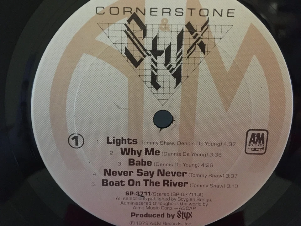 STYX - Cornerstone (1979, Vinyl LP) A&M-3711 - Image 1 of 1