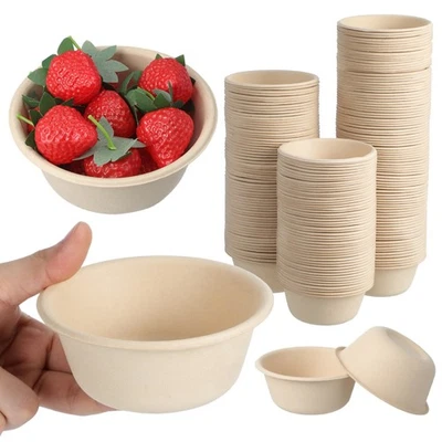  200 Pcs to Go Soup Containers with Lids Microwavable Paper Bowls - Bild 1 von 4