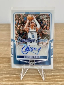 2024-25 Donruss Optic Basketball Signature Series Autograph Ousmane Dieng Auto - Bild 1 von 2