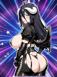 Anime Waifu Overlord Albedo 6" Vinyl Sticker - Picture 1 of 1