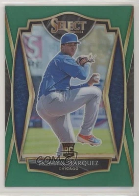 2021 Panini Select Premier Green Prizm /5 Brailyn Marquez #179 Rookie RC - Image 1 of 2