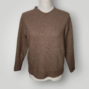 BIANCO & BLU L Large Damen Braun Pullover Wolle Kaschmir Mischung Italy  - Bild 1 von 7