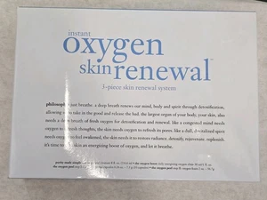 Sistema de 3 piezas Philosophy Instant Oxygen Skin Renewal nuevo en caja - Imagen 1 de 2