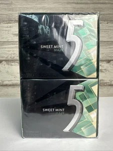Wrigley's 5 Gum Slim Pack Laberinto Dulce Como Nuevo (Paquete de 10) - 15 Palitos - Exp 07/2026 - Imagen 1 de 4