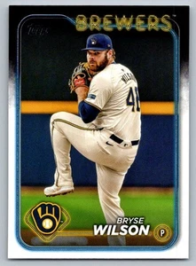2024 Topps Update Bryse Wilson Milwaukee Brewers #US45 - Picture 1 of 2