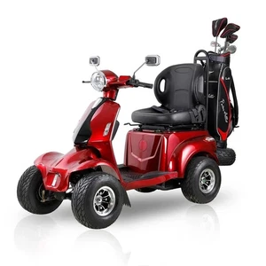 1000W 4-Wheel All-Terrain Electric Power Mobility Scooter Heavy Duty Red Scooter - Picture 1 of 10