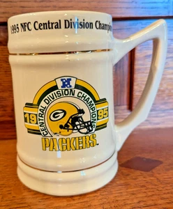 Green Bay Packers Stein,  1995 NFC Central Division Champions - Picture 1 of 3