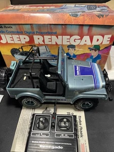 Radio Shack CJ7 Jeep Renegade 60-3089 Tandy Radio Control Vintage W Box SEE PHO - Picture 1 of 5