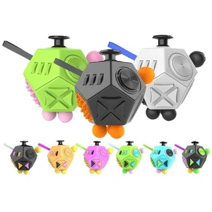 Fidget Cube EDC Anti Stress Relief Toys Anxiety Antistress Sensory Fidgeting Dic - Picture 1 of 15
