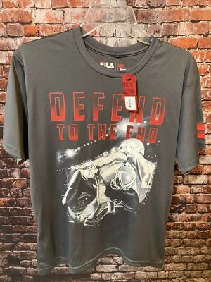 Camiseta Fila Sport Fútbol Gris Rojo Niños Talla L Nueva Con Etiquetas Foto 1 de 4