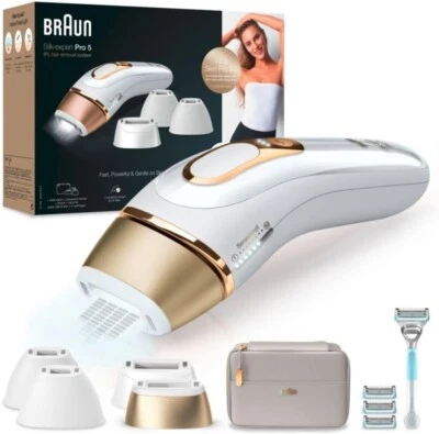 Braun Silk-expert Pro 5 IPL PL5358 mit 4 Aufsätzen + Venus Rasierer + 3 Klingen - Bild 1 von 4