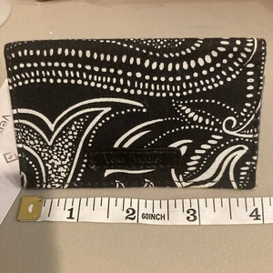 NWT Vera Bradley “Stellar Paisley” Card Case RFID Euro Wallet - Picture 1 of 6