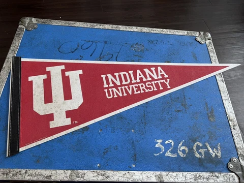 Indiana University Hoosiers NCAA 12x30 Wincraft Felt Pennant Made In USA Cover