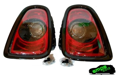 Genuine Mini R58 Coupe LCI Smoked Rear Lights - 63212320380 Black Line - Image 1 of 2