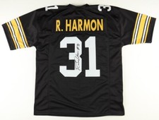 Ronnie Harmon Signed Iowa Hawkeye Jersey (JSA COA) 1986 1st Rnd Pk Buffalo Bills