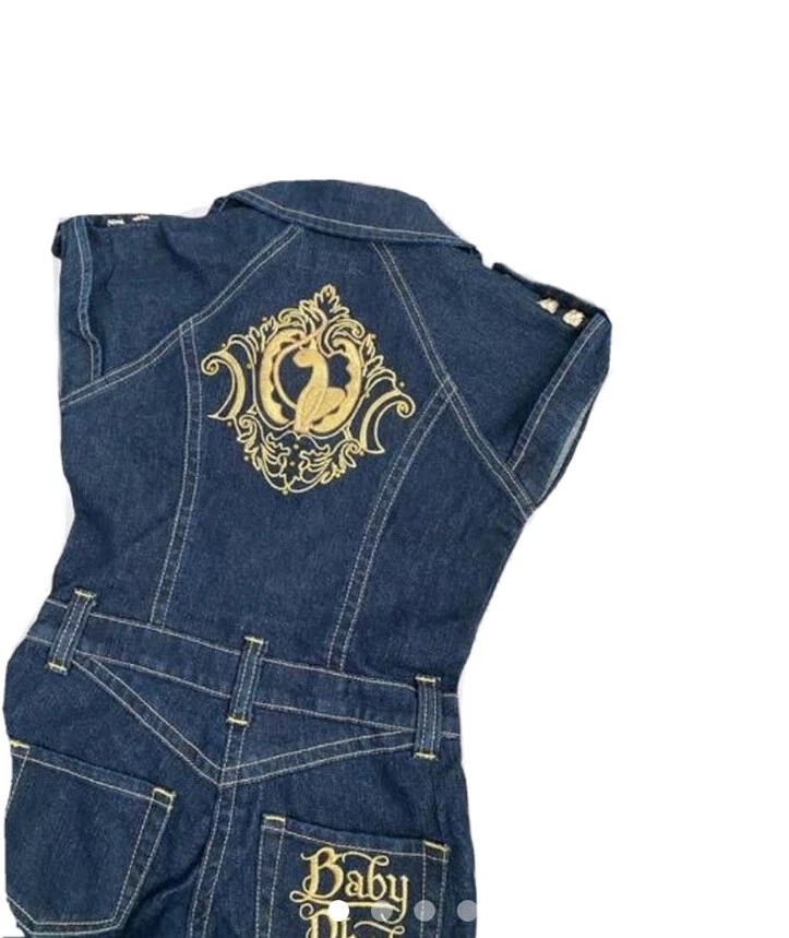 Mameluco vaquero raro Y2K Baby Phat Foto 1 de 4