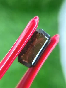 Natural Golden Brown Tourmaline | Emerald Cut | 30x16x10 mm | 41.85 Cts | Untrea - Picture 1 of 8