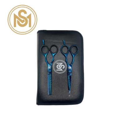 Juego de tijeras adelgazantes corte pelo peluquero profesional salón Foto 1 de 4