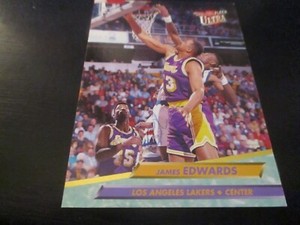 james edwards (los angeles lakers - center) 1992/93 fleer ultra card #287 mint