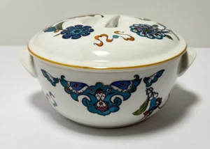Royal Worcester England Palmyra Floral Porcelain Casserole Bowl 5.5” - Picture 1 of 10